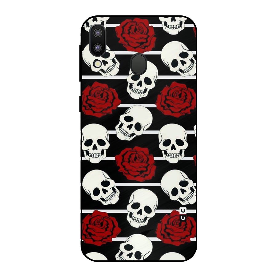Adorable Skulls Metal Back Case for Galaxy M20