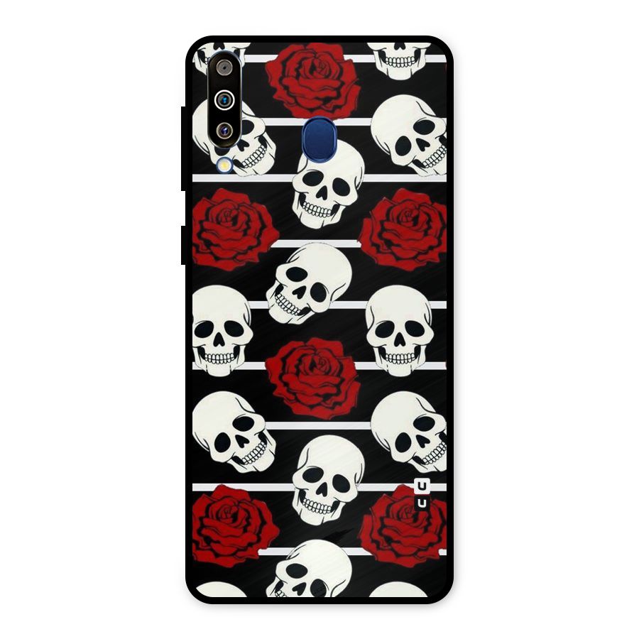 Adorable Skulls Metal Back Case for Galaxy M30