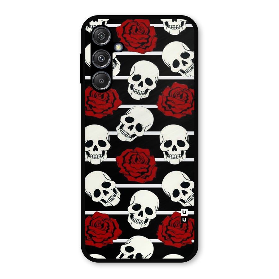 Adorable Skulls Metal Back Case for Galaxy M34 5G