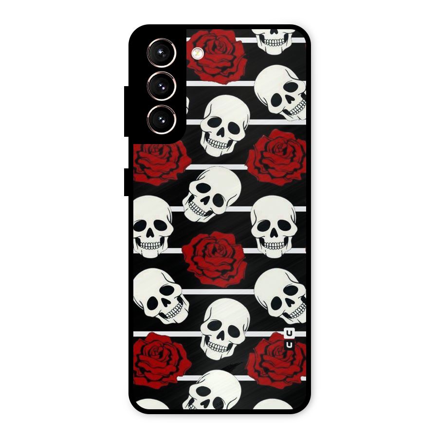 Adorable Skulls Metal Back Case for Galaxy S21 5G