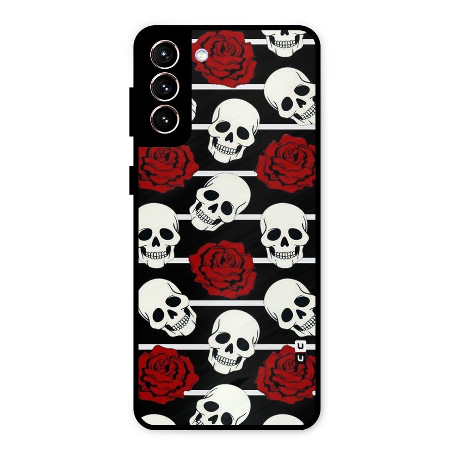 Adorable Skulls Metal Back Case for Galaxy S21 Plus