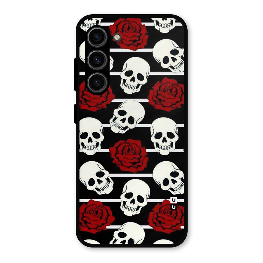 Adorable Skulls Metal Back Case for Galaxy S23