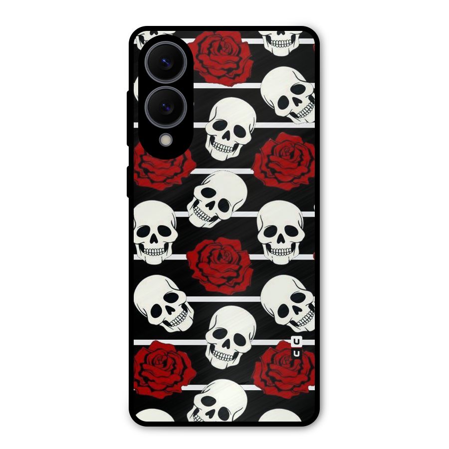 Adorable Skulls Metal Back Case for Galaxy S25 Edge