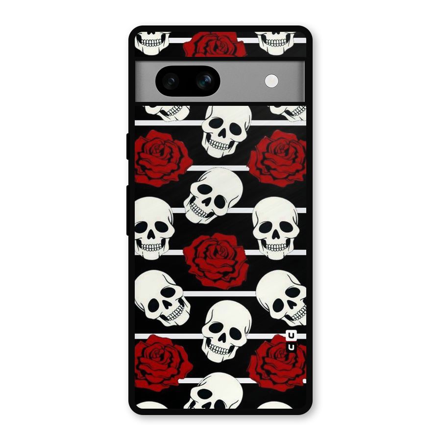 Adorable Skulls Metal Back Case for Google Pixel 7a
