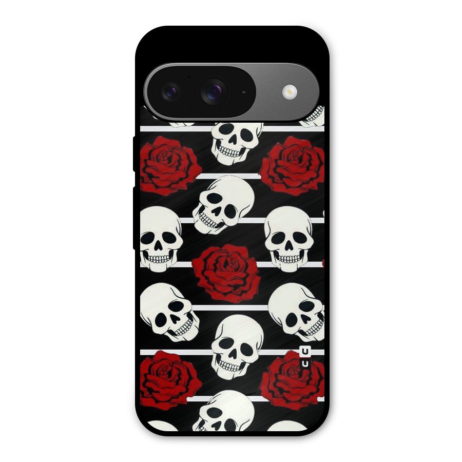 Adorable Skulls Metal Back Case for Google Pixel 9