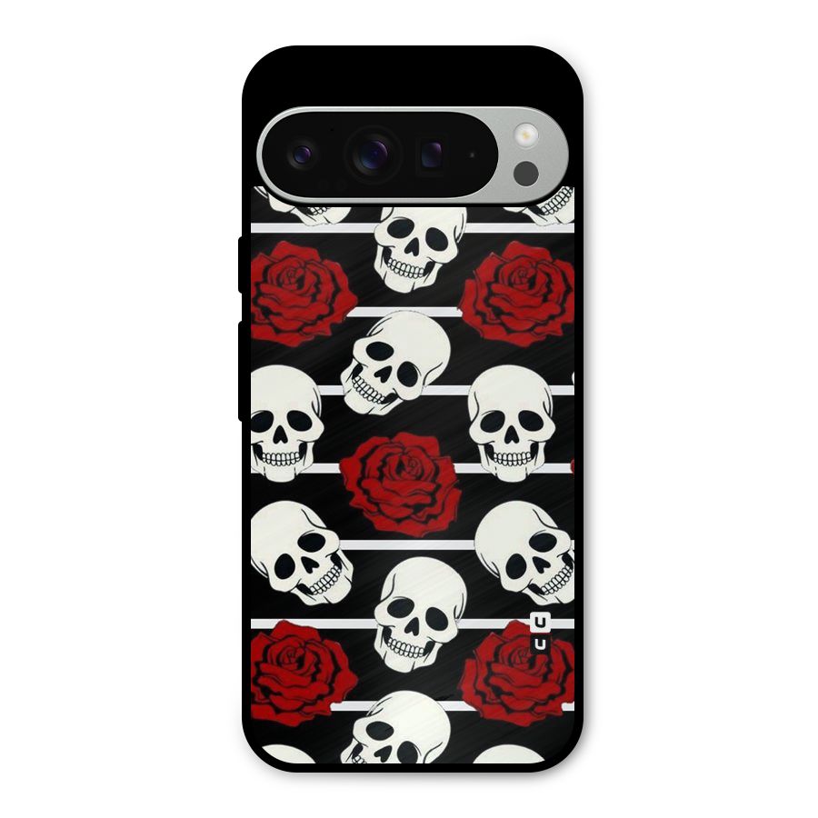 Adorable Skulls Metal Back Case for Google Pixel 9 Pro XL