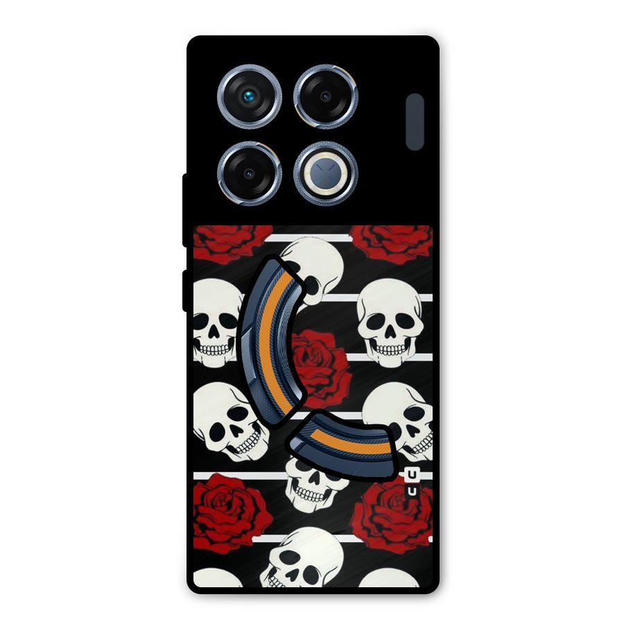 Adorable Skulls Metal Back Case for Infinix GT 20 Pro