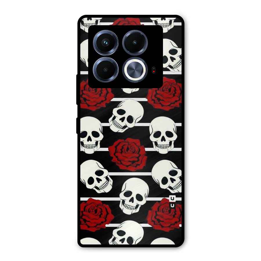 Adorable Skulls Metal Back Case for Infinix Note 40 5G