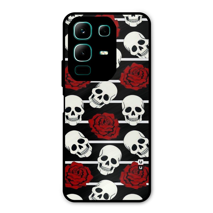 Adorable Skulls Metal Back Case for Infinix Note 50x