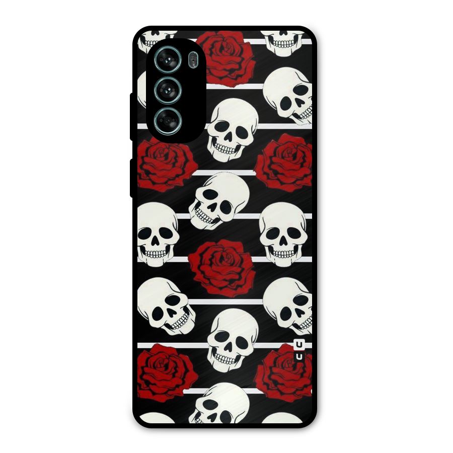 Adorable Skulls Metal Back Case for Moto G62