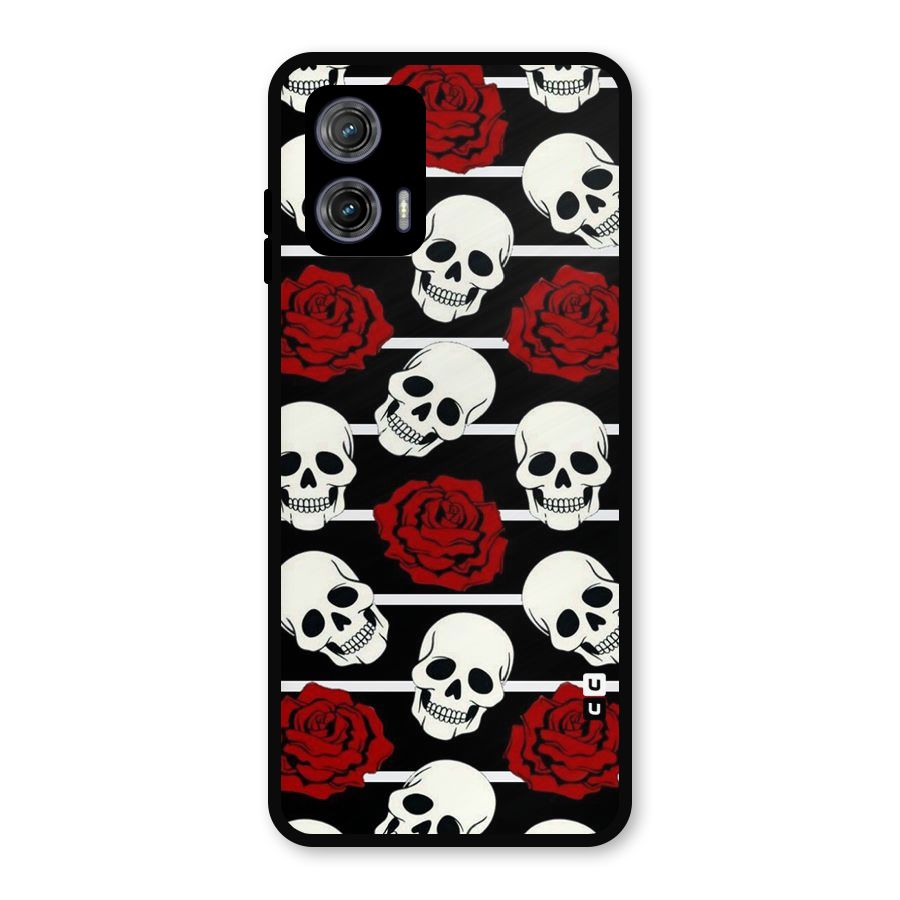 Adorable Skulls Metal Back Case for Moto G73