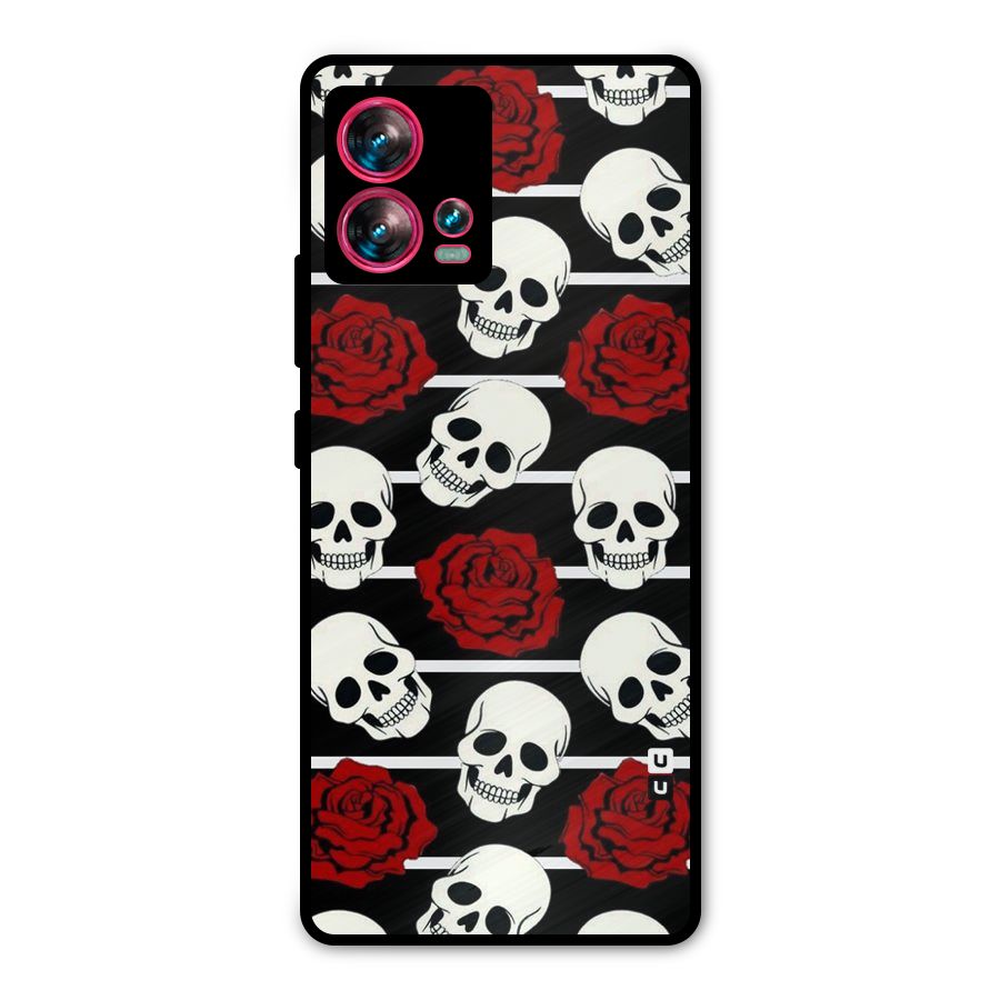 Adorable Skulls Metal Back Case for Motorola Edge 30 Fusion
