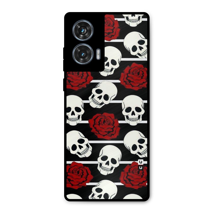 Adorable Skulls Metal Back Case for Motorola Edge 50 Fusion