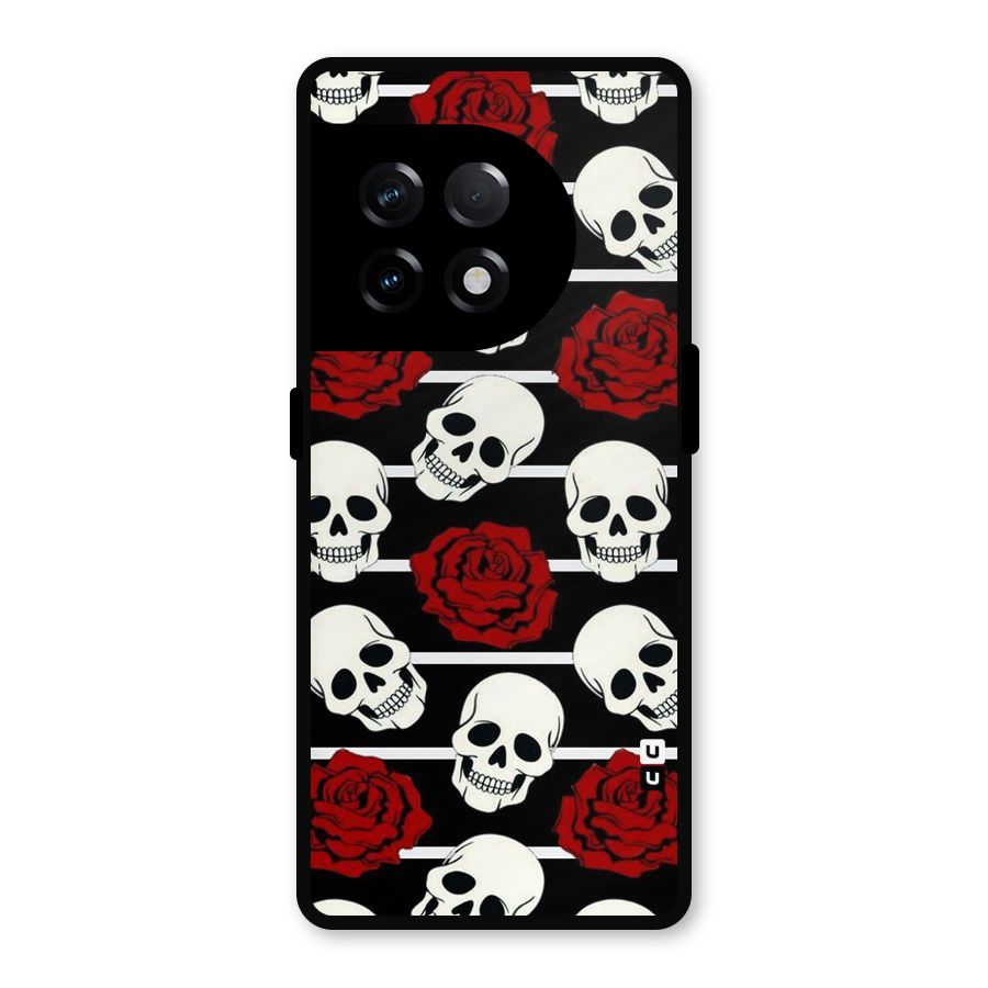 Adorable Skulls Metal Back Case for OnePlus 11R