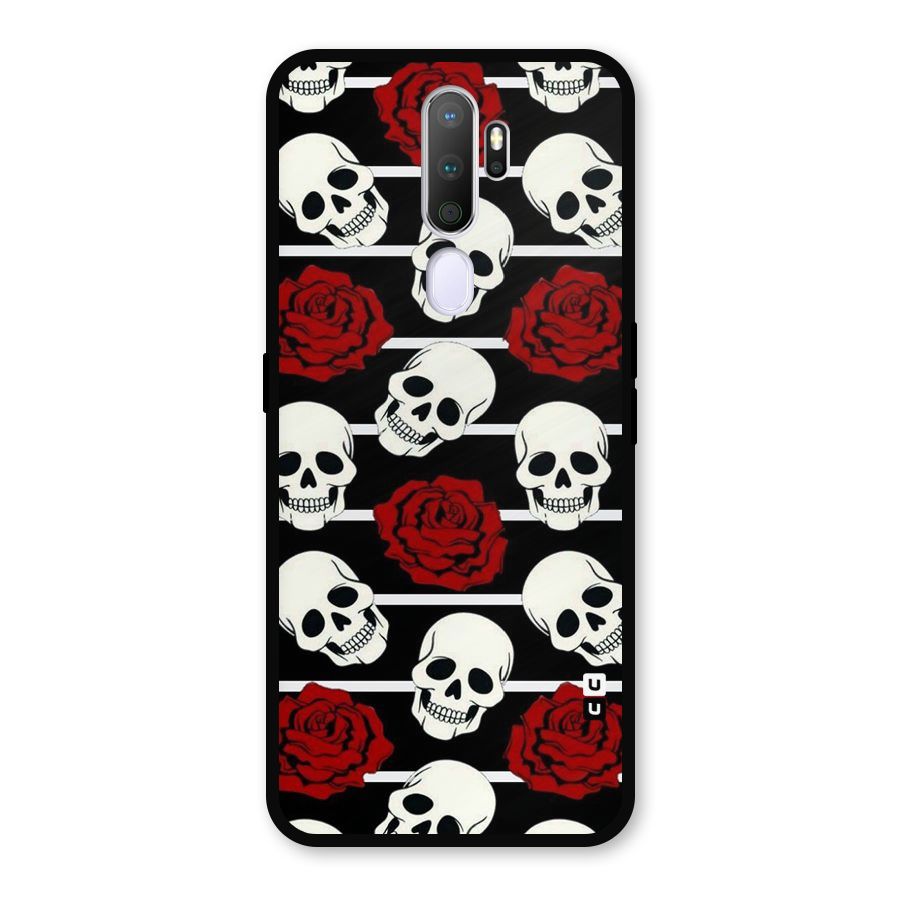 Adorable Skulls Metal Back Case for Oppo A5 (2020)