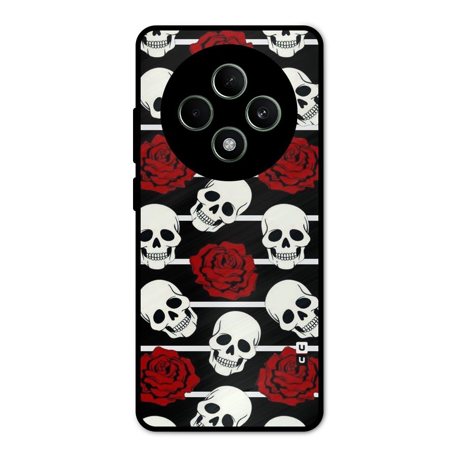Adorable Skulls Metal Back Case for Oppo F27