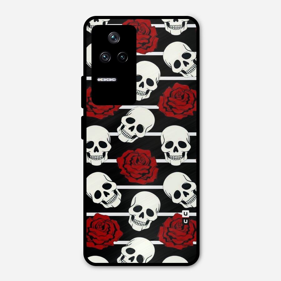 Adorable Skulls Metal Back Case for Poco F4 5G