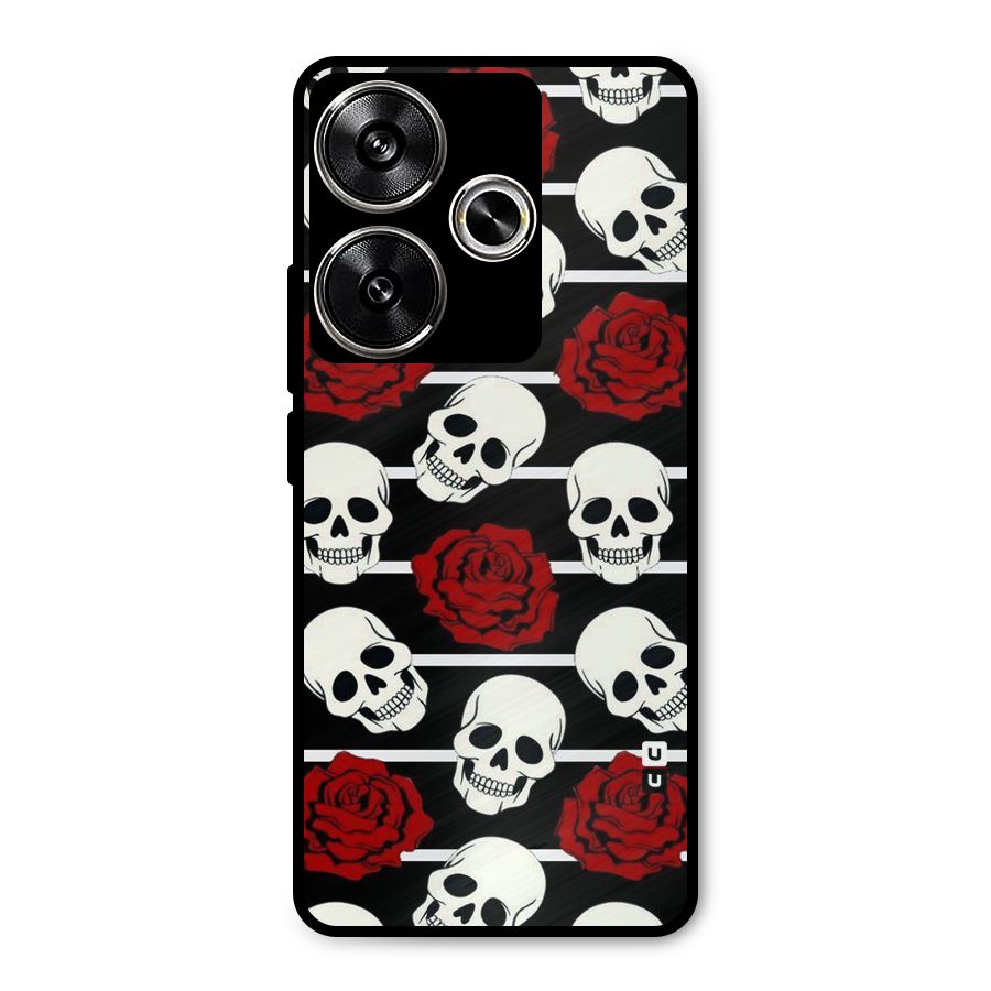 Adorable Skulls Metal Back Case for Poco F6
