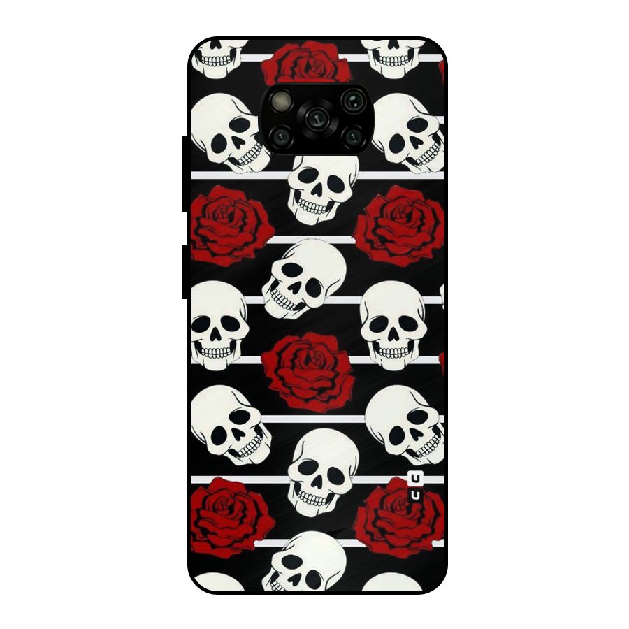 Adorable Skulls Metal Back Case for Poco X3