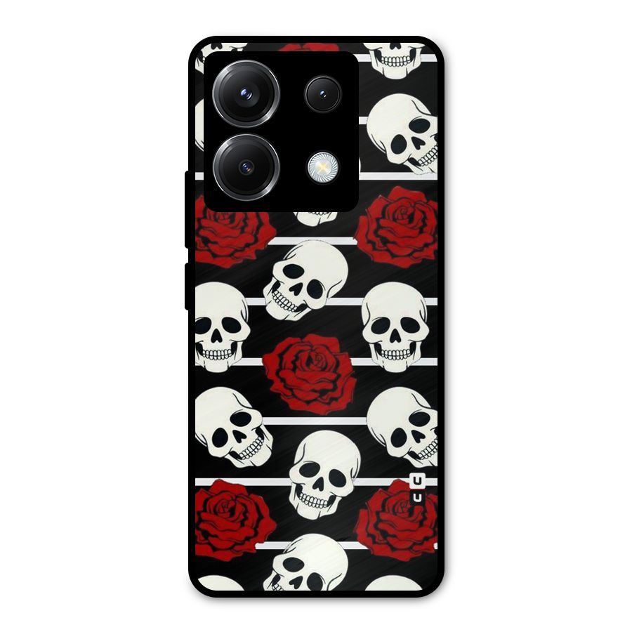 Adorable Skulls Metal Back Case for Poco X6