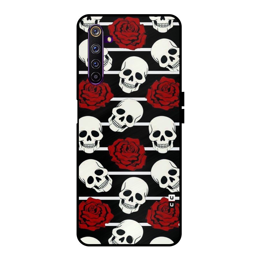 Adorable Skulls Metal Back Case for Realme 6 Pro