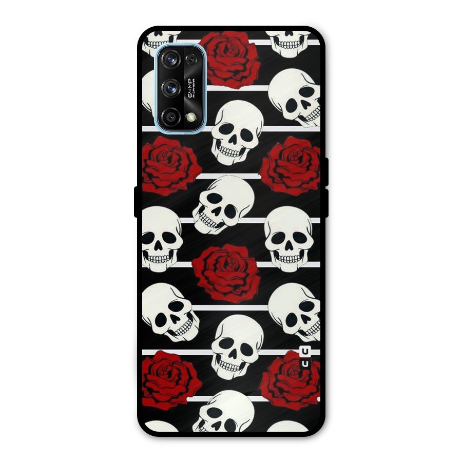 Adorable Skulls Metal Back Case for Realme 7 Pro