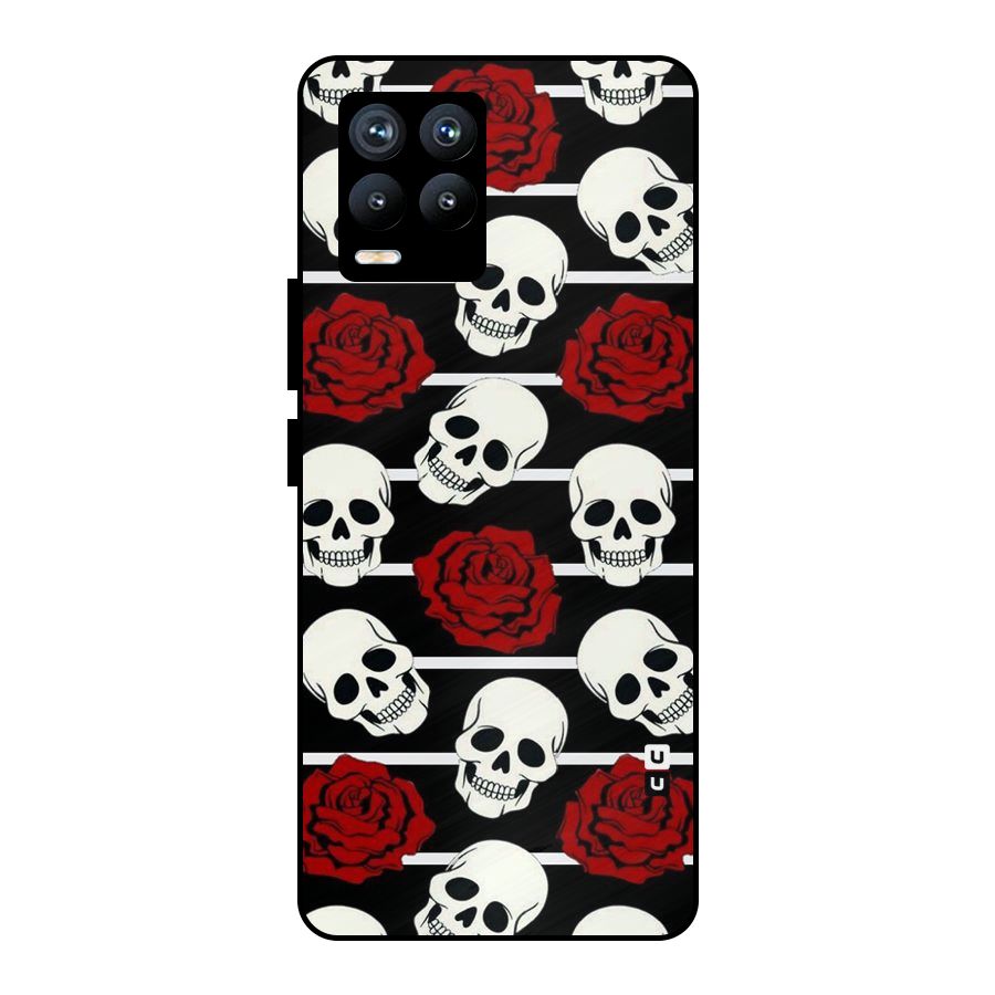 Adorable Skulls Metal Back Case for Realme 8 Pro
