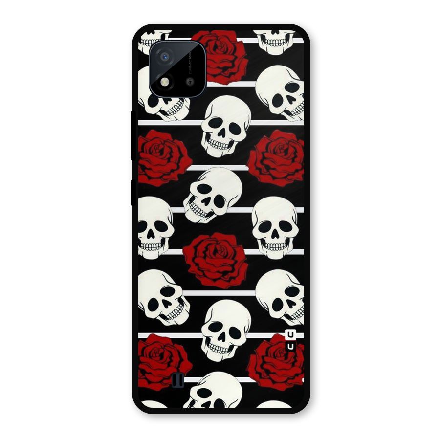 Adorable Skulls Metal Back Case for Realme C11 2021
