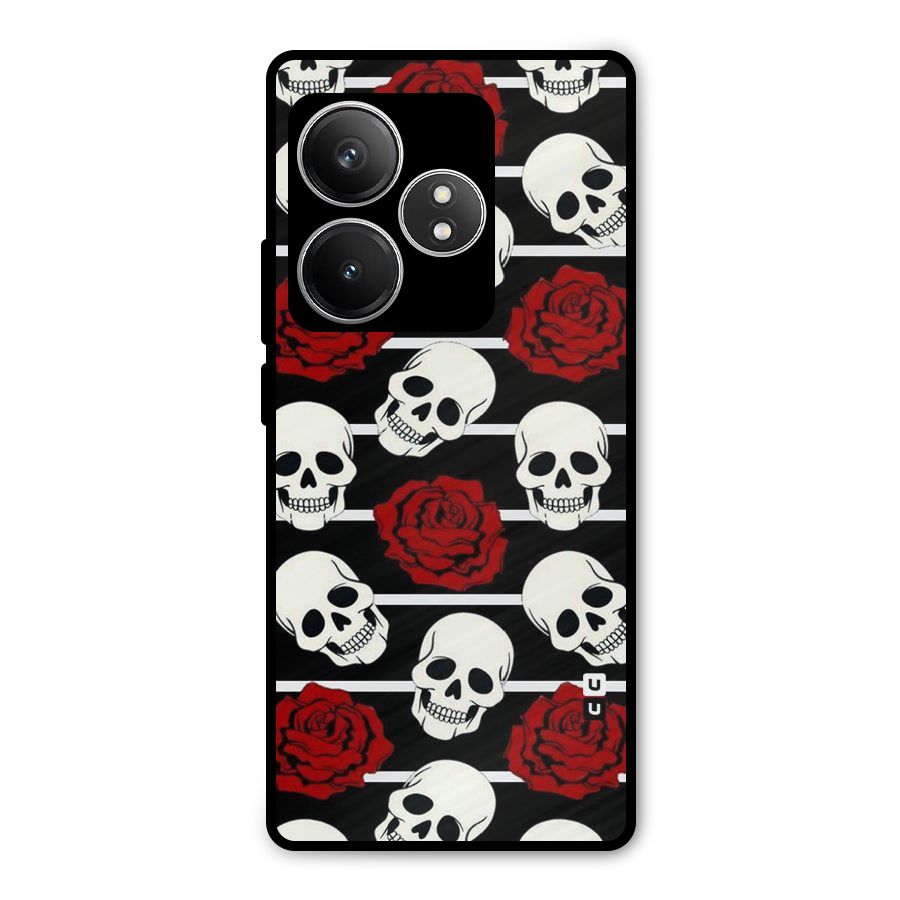 Adorable Skulls Metal Back Case for Realme GT 6T