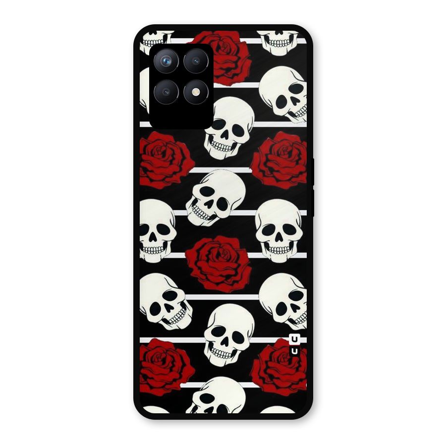 Adorable Skulls Metal Back Case for Realme Narzo 50