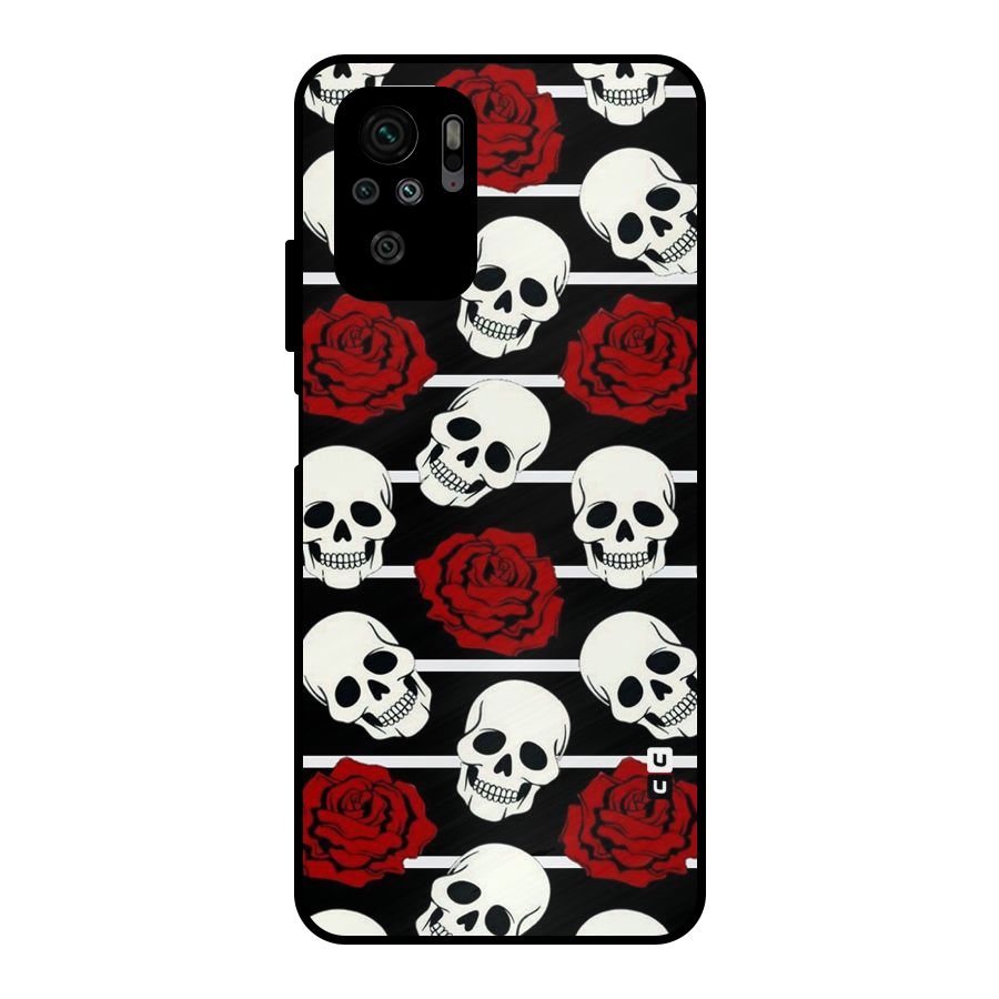 Adorable Skulls Metal Back Case for Redmi Note 10S