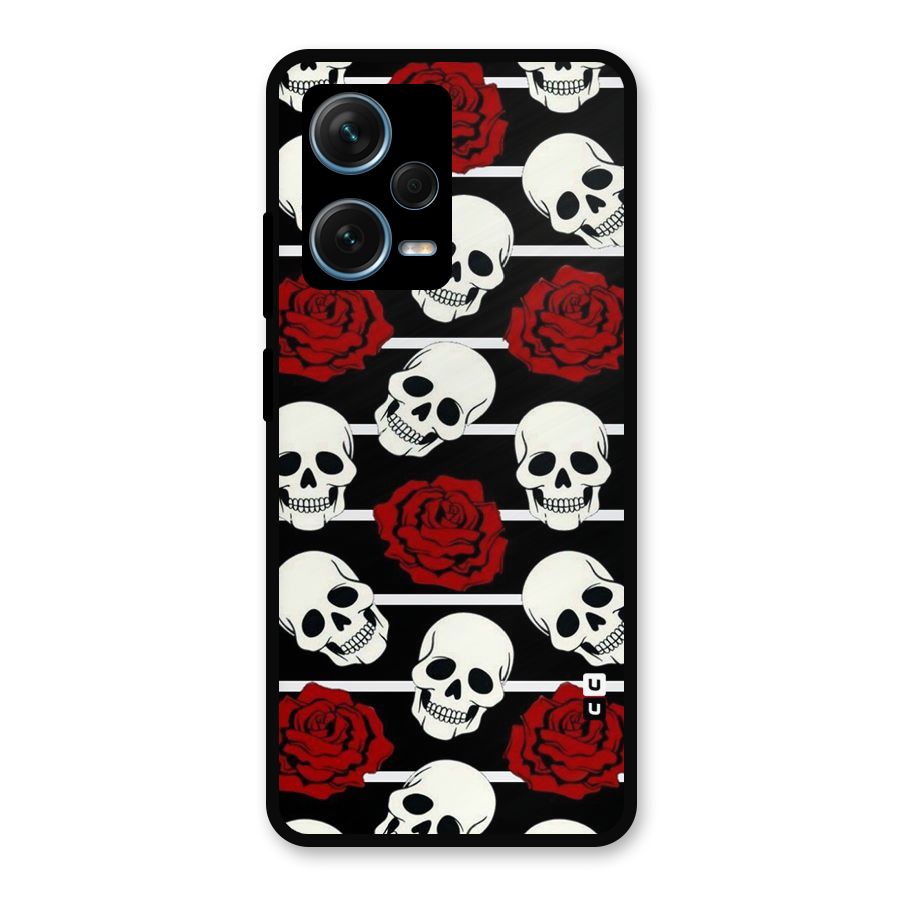 Adorable Skulls Metal Back Case for Redmi Note 12 Pro Plus 5G