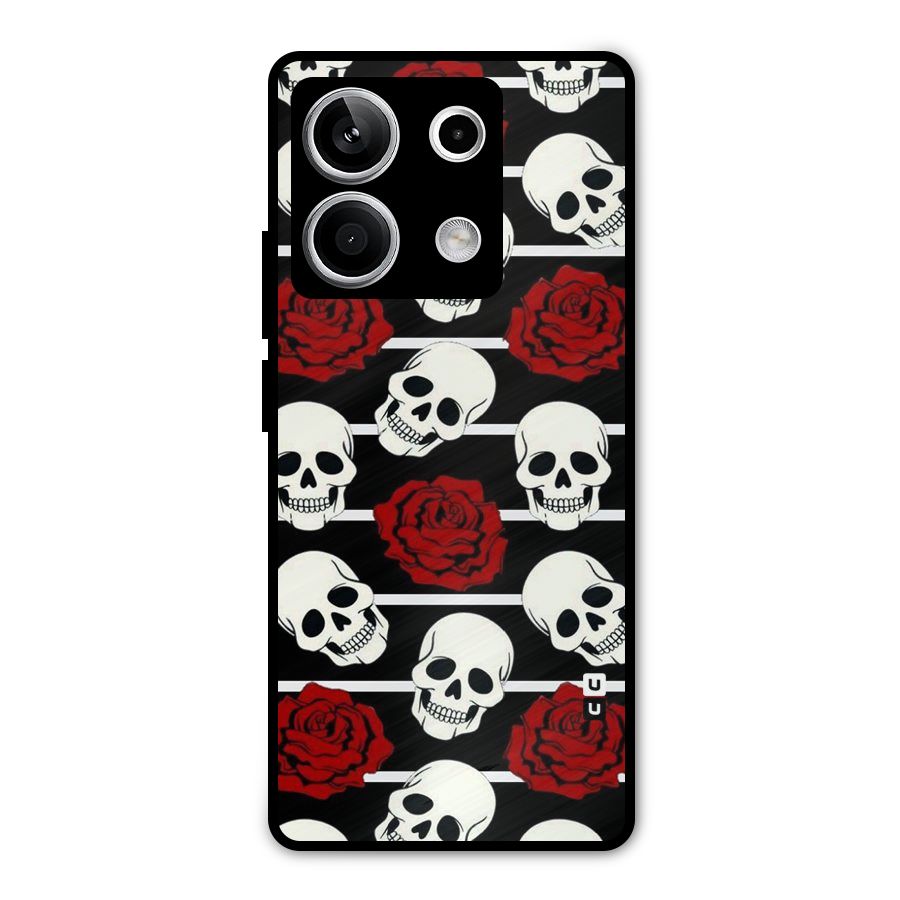 Adorable Skulls Metal Back Case for Redmi Note 13 5G