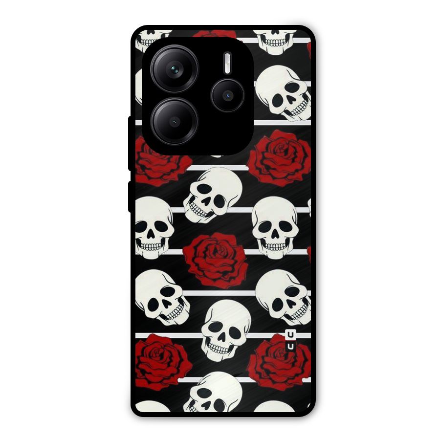 Adorable Skulls Metal Back Case for Redmi Note 14 5G