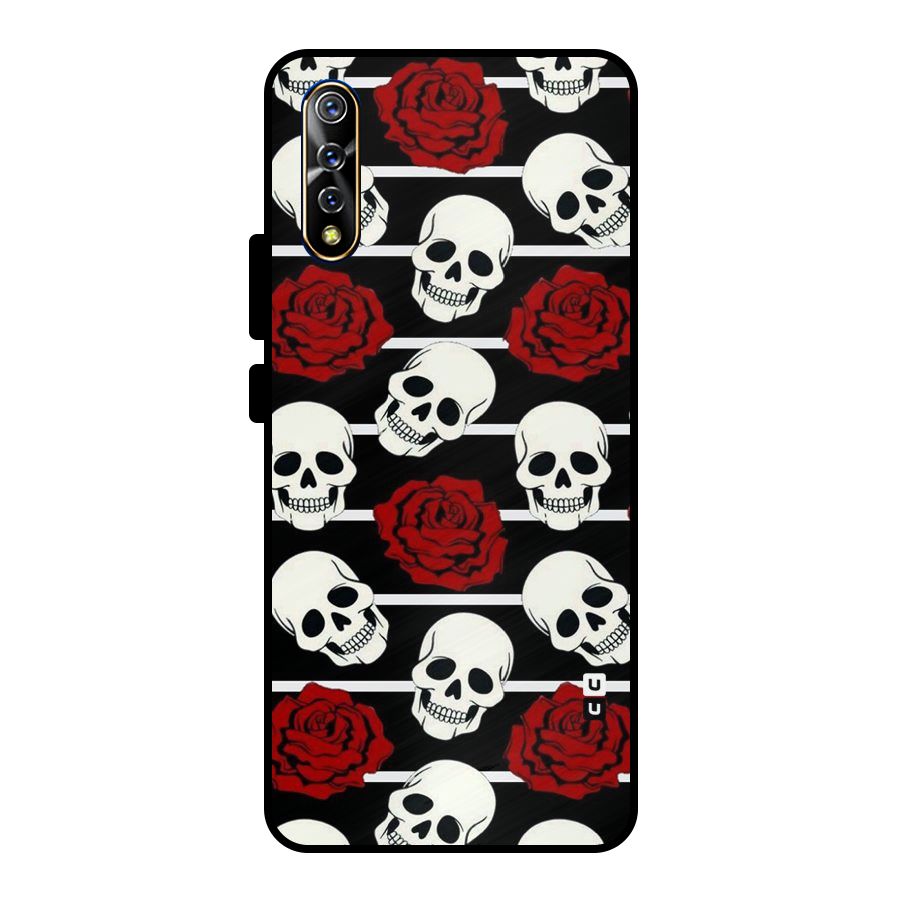 Adorable Skulls Metal Back Case for Vivo S1