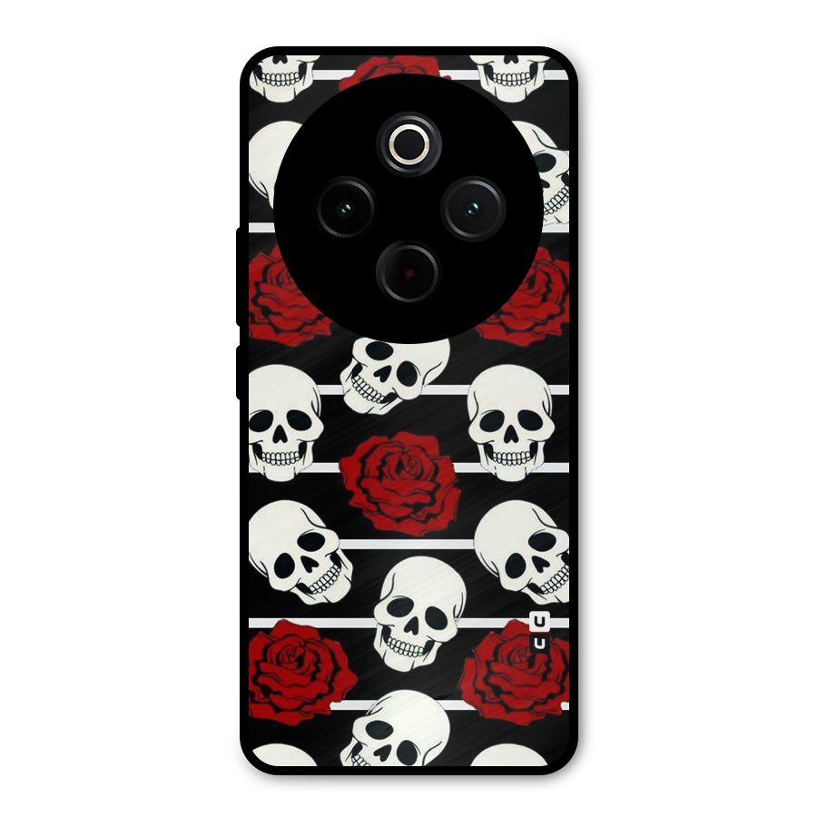 Adorable Skulls Metal Back Case for Vivo T4