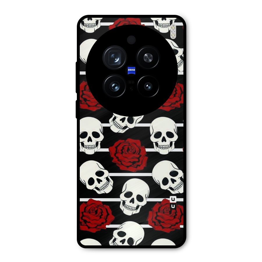 Adorable Skulls Metal Back Case for Vivo X200 Pro