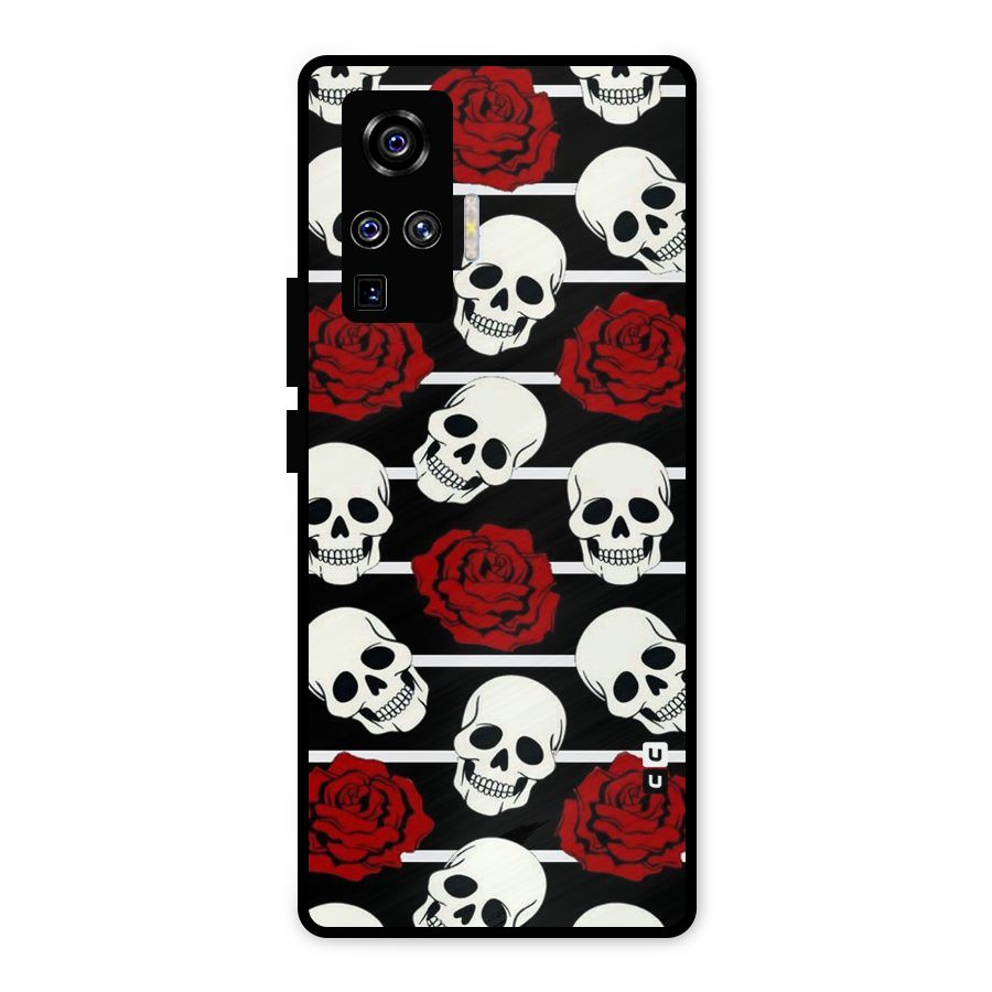 Adorable Skulls Metal Back Case for Vivo X50 Pro
