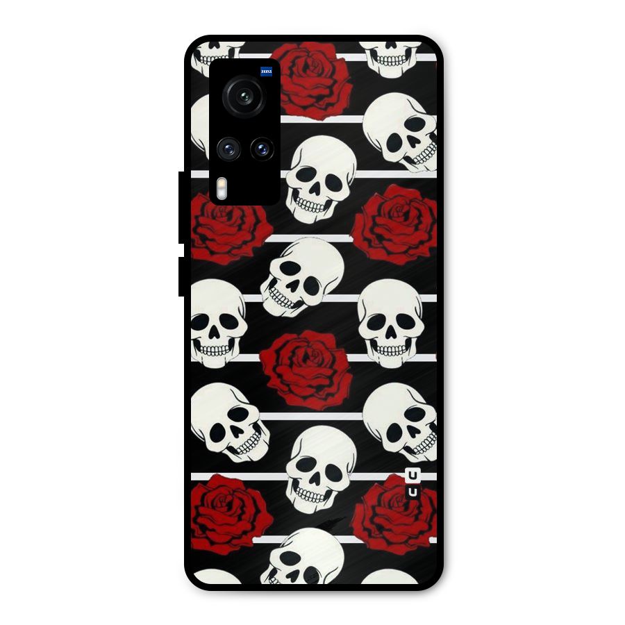Adorable Skulls Metal Back Case for Vivo X60