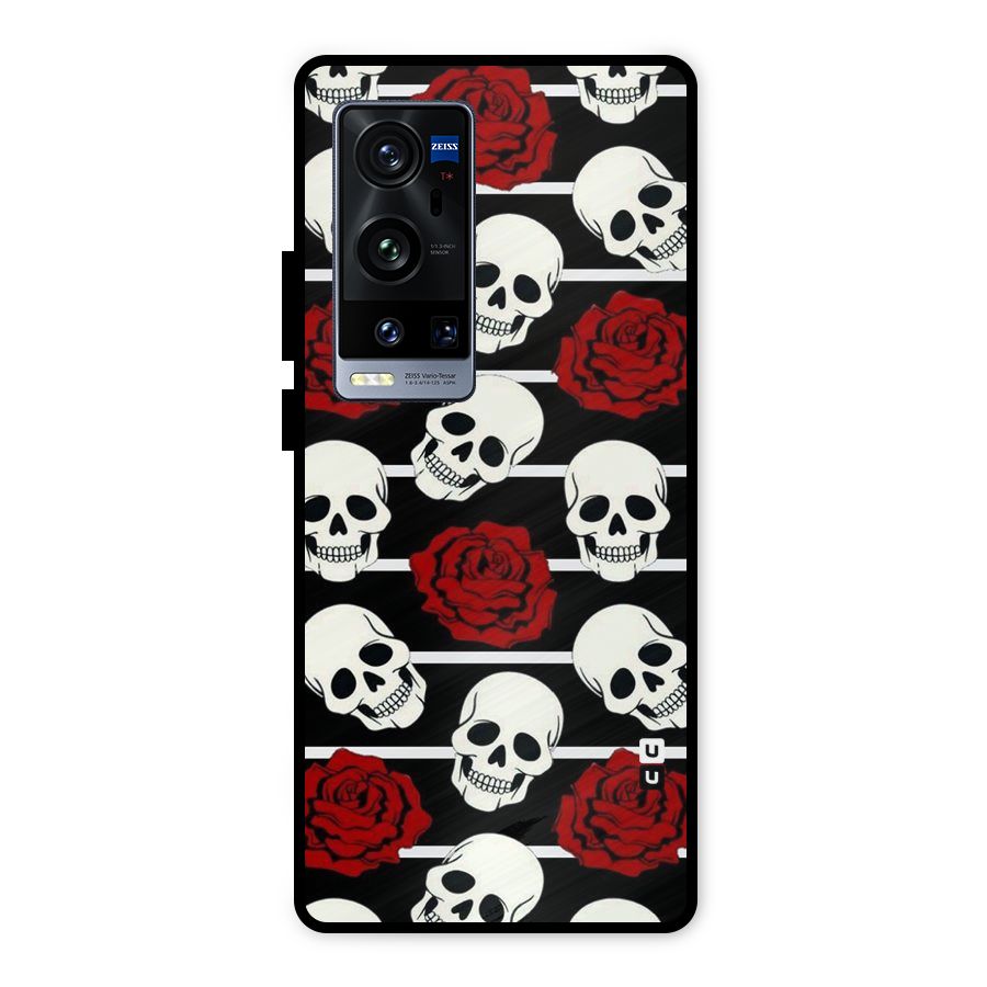 Adorable Skulls Metal Back Case for Vivo X60 Pro Plus