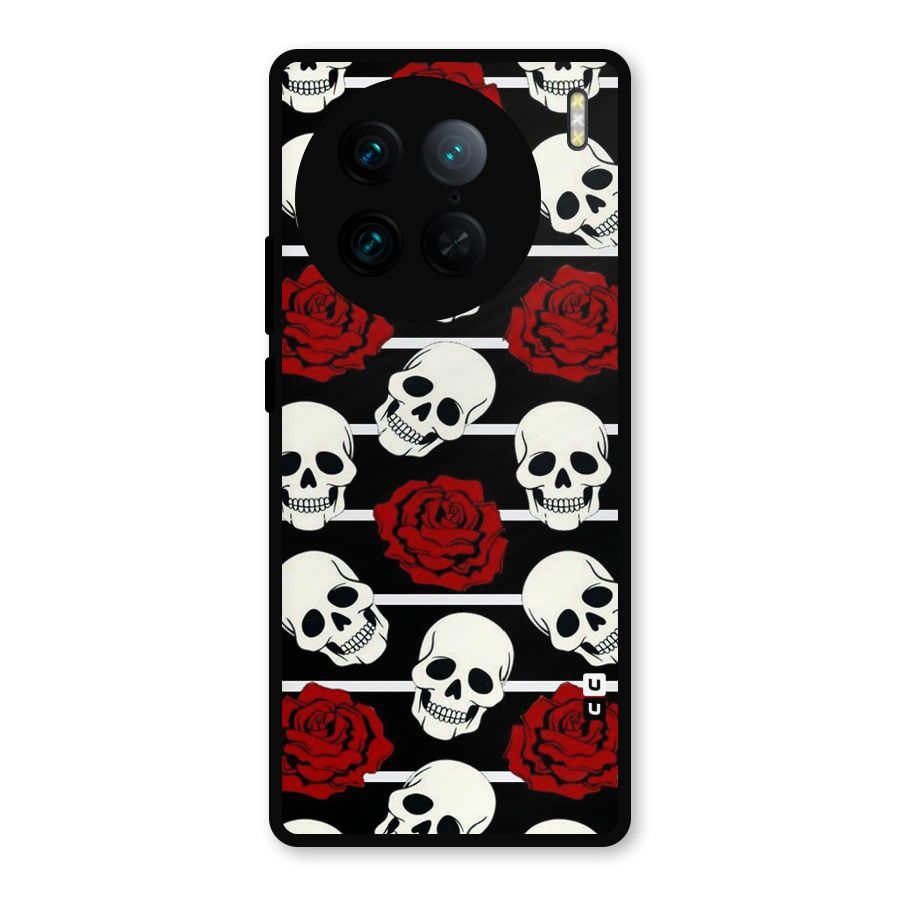 Adorable Skulls Metal Back Case for Vivo X90 Pro