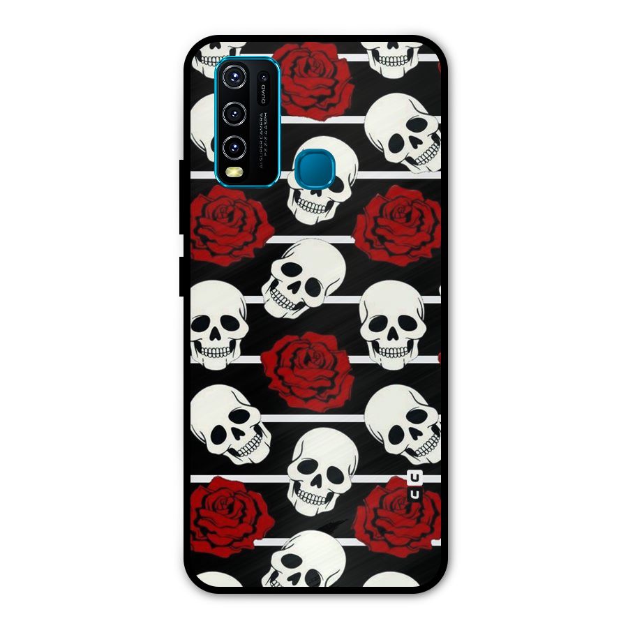 Adorable Skulls Metal Back Case for Vivo Y50