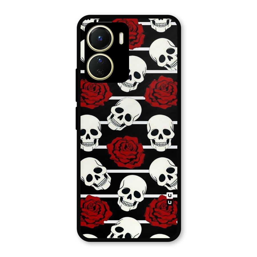 Adorable Skulls Metal Back Case for Vivo Y56