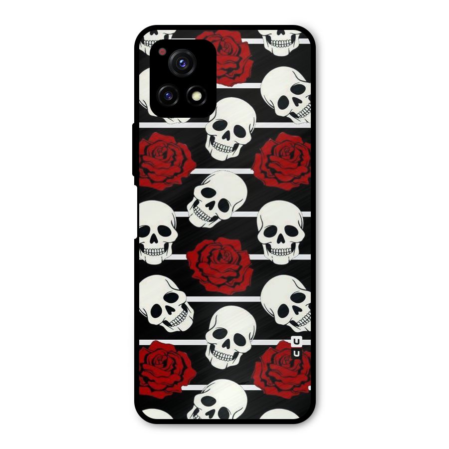 Adorable Skulls Metal Back Case for Vivo Y72 5G