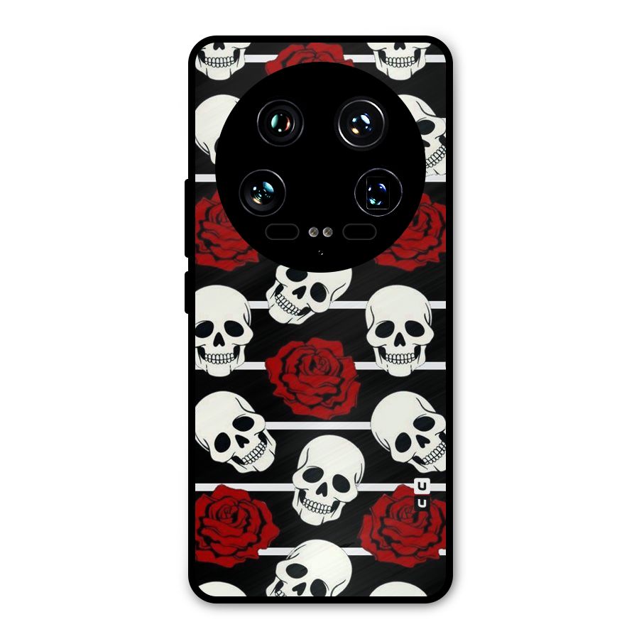 Adorable Skulls Metal Back Case for Xiaomi 14 Ultra