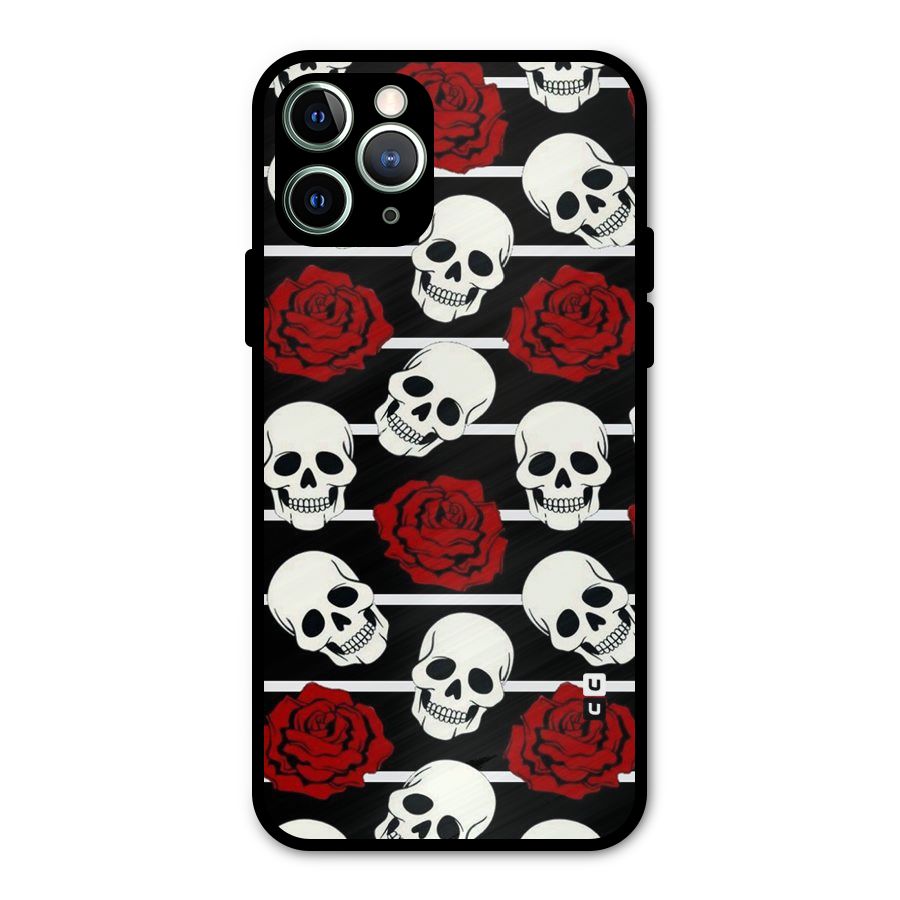 Adorable Skulls Metal Back Case for iPhone 11 Pro Max