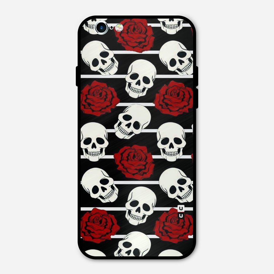 Adorable Skulls Metal Back Case for iPhone 6 6s