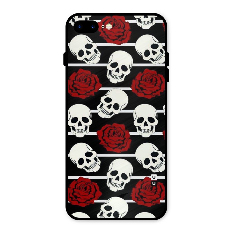 Adorable Skulls Metal Back Case for iPhone 7 Plus