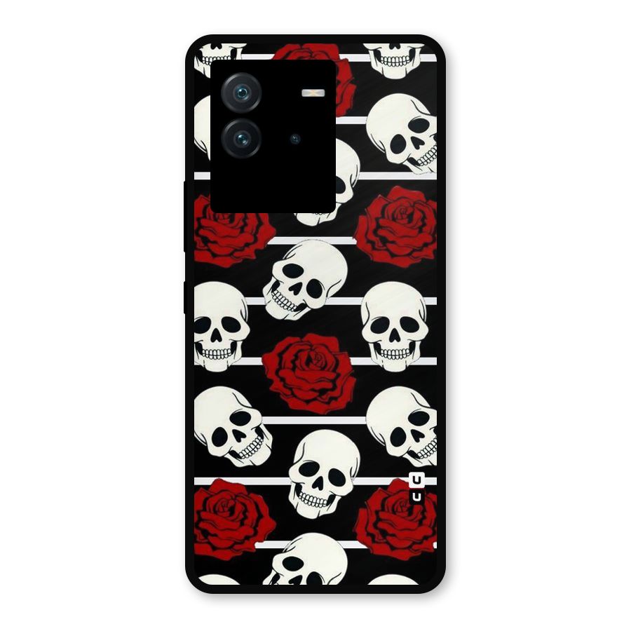 Adorable Skulls Metal Back Case for iQOO Neo 6 5G