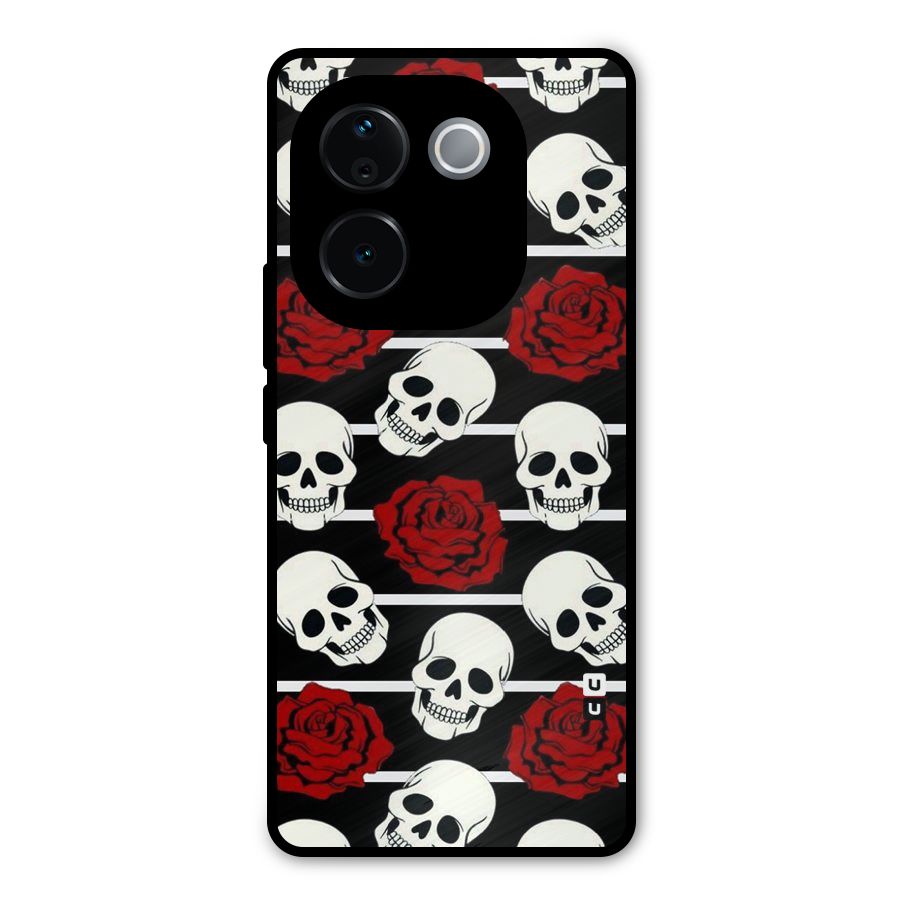 Adorable Skulls Metal Back Case for iQOO Z9s Pro
